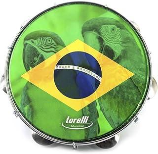PANDEIRO BRASIL ARARA 10'' - CORPO AMARELO