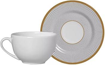 Xícara Chá com Pires Ritz Alleanza 250 ml 6 un