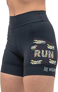 Bermuda Compressão Feminina Curta HUPI Run Colors P