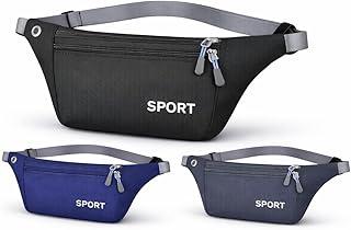 Pochete Esportiva Litwod para Corrida e Caminhada, Cinto Ajustável, Compartimento para Celular, Carteira e Chaves, Saída para Fone de Ouvido, Ideal para Academia, Bike e Uso Diário 1un.