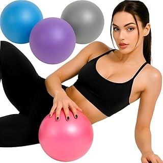 Bola de Pilates para Yoga Exercícios Abdominais Equilíbrio e Estabilidade Unissex 25cm