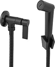 Ducha Higienica Bidê para Banheiro Chuveiro Intimo Preto Fosco Regulador