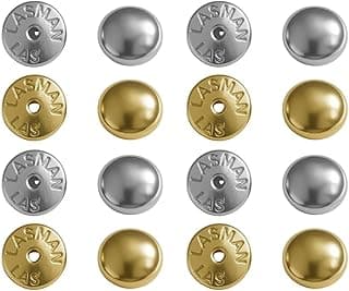 KIT 4 Pares Tarraxa Baby Dourada e 4 Pares Tarraxa Baby Prata Banhada a Ouro