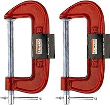 2 Unidades Grampo Tipo C Leve Starfer 3 Polegadas