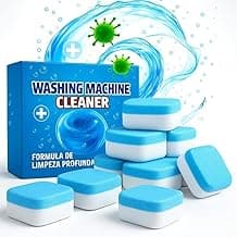 Kit 10 Pastilhas de Limpeza para Máquina de Lavar e Lava-Louças, Remove Odores e Resíduos Internos