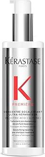 Kérastase Tratamento Première Concentré Décalcifiant Ultra-Réparateur, Todos os tipos de cabelos danificados, Reparador descalcificante, Reverte a rigidez, Com Ácido cítrico e Glicina, 250ml