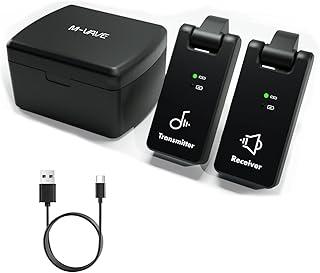 M-VAVE VEDO Sistema de Transmissão Sem Fio Instrumentos Musicais, Baixa Latência <6.7ms, Alcance de 25m ao Ar Livre, Bateria de Longa Duração com até 18h de Uso, Compatível com Guitarra Baixo Saxofone