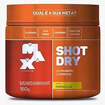 Max Titanium Shot Dry Pote 150g, Sabor Maracujá com 17.82% de desconto por R$ 73,88 na amazon