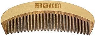 Pente de Madeira para Barba Modelo Curvo Muchacho - Controle o Frizz e Modele Sua Barba com Estilo