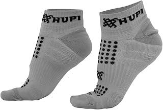 Meia para Corrida Hupi Running Pro Preto/laranja - Curta, Cor: Preto/alaranjado, Tamanho: Único