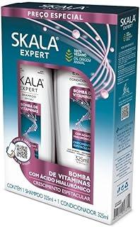SKALA Kit Shampoo + Condicionador Bomba De Vitaminas 650 Ml 2 Unidades Skala