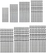 Conjunto de Brocas de Aço Rápido, 70 Peças, 1.5mm 2mm 2.5mm 3mm 4mm 4.5mm 5mm 6mm, Brocas Helicoidais para Metal