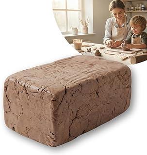 Argila Premium Natural 2kg para Modelagem – Artesanato, Escultura, Escola e Atividades Artísticas.
