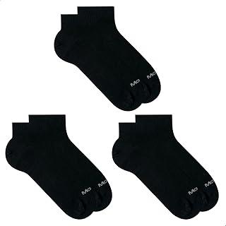 kit 3 Pares Meia Cano Curto Sapatilha Esportiva Active Com Algodão Unissex Mash