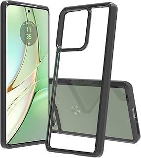 AZ Capa Anti Impacto Clear Bold Compatível com Moto Edge 40 Neo - Preto