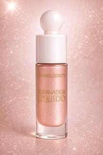 Iluminador luminizador Líquido Glow Facial Sarah’s Beauty – Brilho Natural e Acabamento Radiante (Rosa Gold)