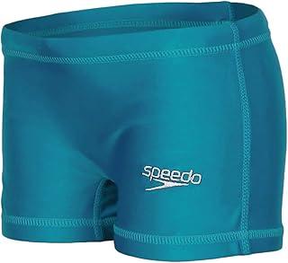 Hidroshort Infantil, Speedo, Solid Kids, Lycra Lisa Com Cordão Interno Personalizado E Forro Confortável, Tamanho 4 - Azul Nannai