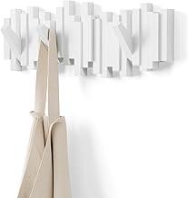 Cabideiro De Parede Sticks Cor Branco Em Plastico Umbra Branco