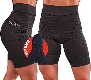 Bermuda de Ciclismo Feminina Com Forro em Espuma Short Alta Densidade