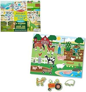 SUNNY, Melissa & Doug, Bloco de Atividades, Adesivos Tema Natureza, Acima de 4 anos
