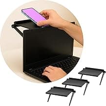 Kit com 3 Suportes Prateleira Superior para TV ou Monitor, Suporte Organizador Multifuncional Estilo Bandeja (3)
