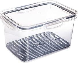 Pote Trava Mais Retangular 4L C/Escorredor Plasútil