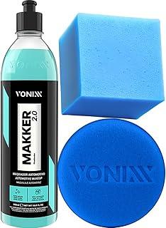 Kit Pintura Queimada Vonixx Makker Maquiador Automotivo Renova Pintura Defeitos Vonixx + Aplicador de Espuma