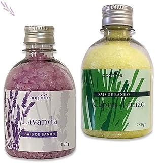 Sais De Banho Relaxante Capim Limão + Lavanda /escalda Pés