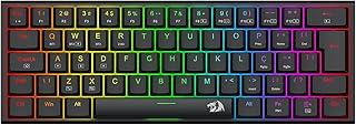Teclado Mecânico Gamer Redragon Anivia Pro RGB Preto 60% Switch Redragon Marrom Low Profile K614RGB-PRO (PT-BROWN)