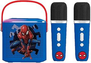 Candide, Caixa de Som, Homem-Aranha, Bluetooth, Acompanha Microfones - Com Função Karaokê