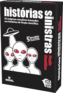 Galápagos, Histórias Sinistras: Ficção Científica (Black Stories: Sci-Fi), Jogo de Enigmas para Amigos, + 2 jogadores, 15 minutos por partida com 23.6% de desconto por R$ 38,19 na amazon