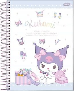 Jandaia - Caderno Espiral Univ CD 1 Matéria 80Fls KUROMI - Pacote com 4 unidades