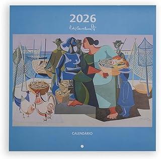 CALENDÁRIO 2026 DI CAVALCANTI PAREDE TECA PAPELARIA