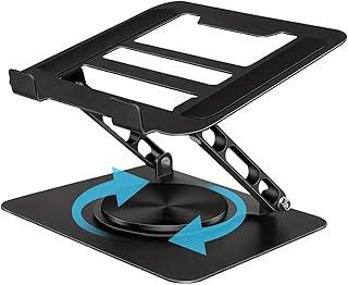 BEMMY Suporte De Notebook Ajustável Para Notebook Dobrável E Ergonômico Para Computador Portátil Compatível Com Laptop Macbook Air/Pro, Hp, Lenovo, Dell More Laptop10-17 Polegadas (Preto)