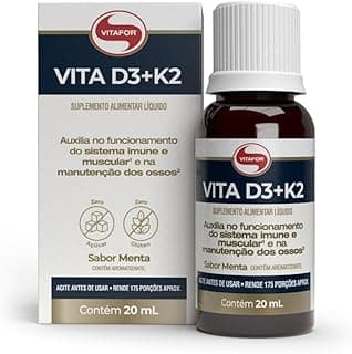Vitafor - Vita D3 + K2-20ml - Menta