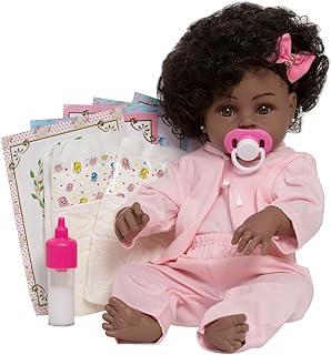 Boneca Reborn Bebê Realista Negra Pijama Roupão 13 Itens