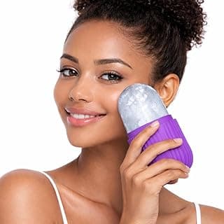 Rolo Gelo Massageador Facial Refrescante Contra Pele Seca Inchaço Olheiras Espinhas Acne Reutilizável Fácil de Usar em Silicone com 10% de desconto por R$ 26,91 na amazon