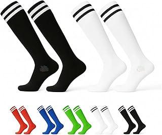 DCP Kids Meião Infantil de Futebol Kit com 2 Pares Sortidos Tamanhos 25-36