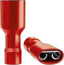 Sfor – Terminal Fêmea Total-Isolado PVC Vermelho 0,5 x 1,5 mm² – 20 Peças