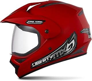 Capacete Liberty Mx Pro Vision Tam.58 Vermelho