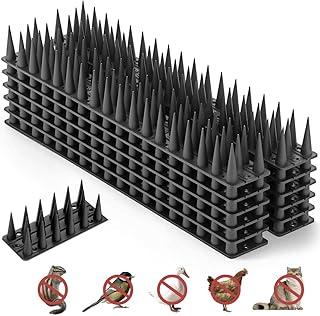 Pretas, 33,5 * 4,5 * 3,7 cm, 12 Unidades, Podem Ser Fixadas de Várias Maneiras, Espigões para Manter Pássaros Longe, Pacote Dissuasão de Pássaros para Fora, Espigões de Pássaros