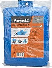 Lona Polietileno Famastil 3x3m 150 Micras Azul Cantos Reforçados