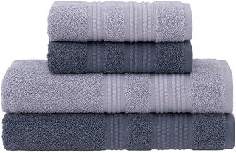 Jogo de Toalhas Buddemeyer Frape Dots Banho Cinza Claro/Cinza 4 peças