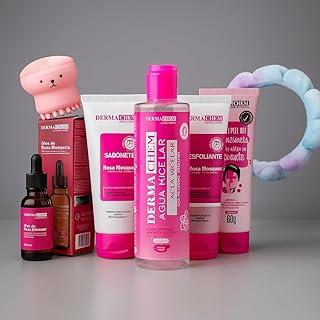 Kit Skin Care Infantil Com Rosa Mosqueta Para Crianças Limpeza de Pele Completo Proteção Hidratação