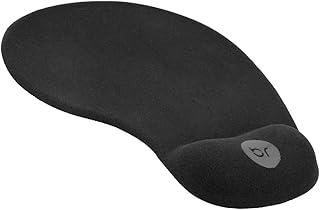 Bright, Mouse Pad Com Apoio Para Punho Em Gel Preto Suporte Macio e Confortável, Protege Pulso da Fadiga, Semi-lycra, Maior Precisão e Resistente a Abrasão