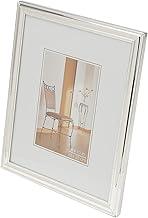 WOLFF Porta-Retrato de Aço Prata 20cm x 25cm - Enxoval - Casamento - Decoração - Álbum de Fotos - Enfeites - Moldura Elegante Para Mesa e Parede