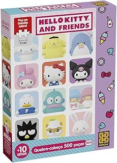 Quebra Cabeças 500 Peças MINI - HELLO KITTY E AMIGOS - Grow