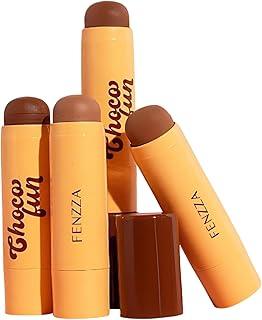 Contorno Stick Choco Fun Fenzza, Bastão com Vitamina E e Manteiga de Karité, Aroma de Chocolate - Maquiagem (70%)