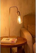 Luminária De Mesa Abajur de Cabeceira L De Quarto Sala Retro Vintage Industrial Moderno Bivolt (Dourado)