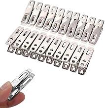 Kit 18 Mini Prendedor presilhas Clipes fecha saco embalagem pregador metal,Mantém os Alimentos Frescos Por Mais Tempo, Impede a Entrada de Ar, Pode Ser Usado Também Em Lavanderias-Lene